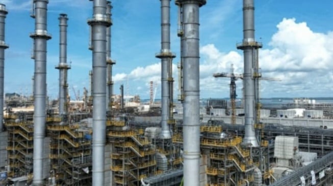 RDMP Kilang Pertamina Balikpapan [Antara]