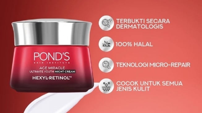Pond’s Age Miracle Ultimate Youth Night Cream (Shopee/Unilever Beauty Shop)