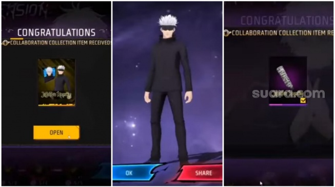 68 Kode Redeem FF Terbaru 14 Januari: Ada Bundle Gojo, Parang Kento, dan Morse Gratis