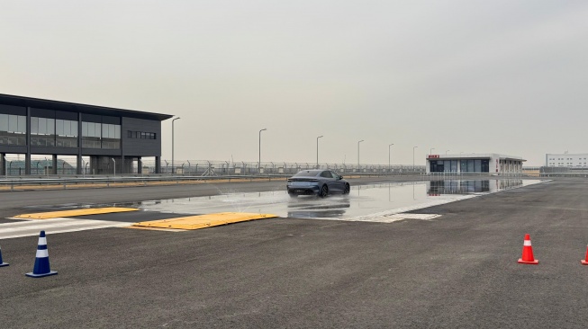 Sirkuit All-Terrain BYD yang Berada di Zhengzhou, China. (Foto: SUARA.COM/Michele Alessandra)