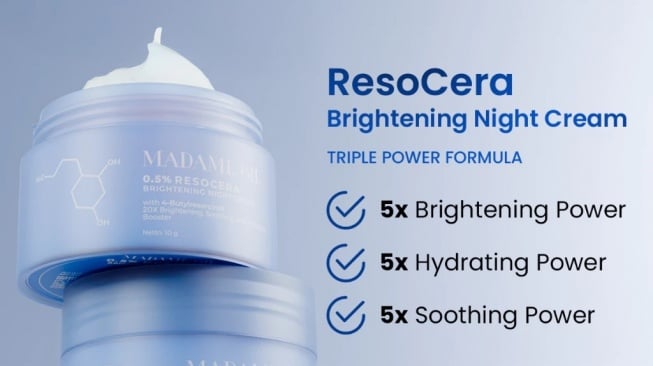 Madame Gie ResoCera Brightening Night Cream (Shopee/Glam Girl Official Shop)