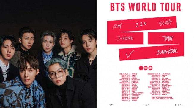 Setelah 9 Tahun, BTS Kembali Gelar Konser 2 Hari di Jakarta Desember 2026
