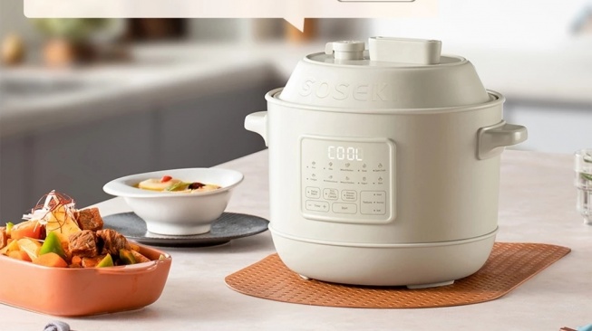 Soseki Panci Presto Listrik (Shopee/Soseki Official Store)