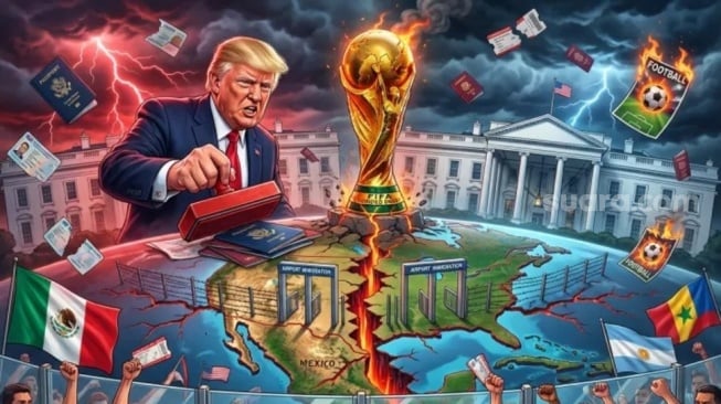 Ulah Baru Trump: Blokir Visa Suporter Brasil dan 14 Negara Peserta Piala Dunia 2026