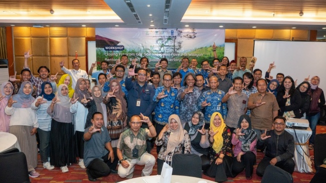 Forum DAS Bodri dalam workshop penutupan di Semarang, Jawa Tengah.(Dokumentasi pribadi)