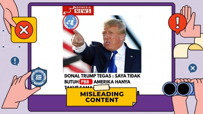 cek fakta donal trump