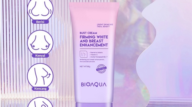 Bioaqua Bust Cream Firming White (Shopee/BIOAQUA Indonesia Official Shop)