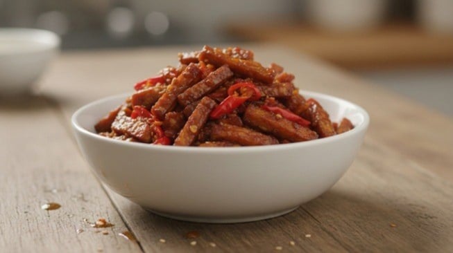 Tempe Orek Saus Tiram. (Pexels)