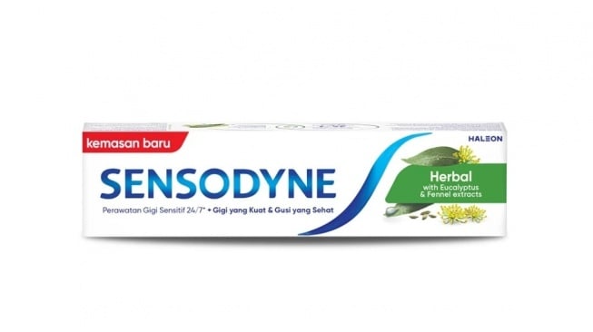 Sensodyne Herbal with Eucalyptus & Fennel Extracts (Shopee/Sensodyne, Polident & Scott's)