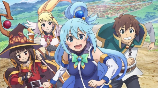 KONOSUBA Resmi Umumkan Produksi Season 4 di Perayaan 10 Tahun Animenya