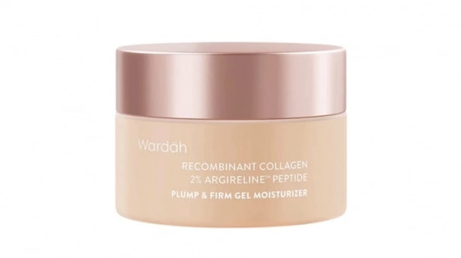 Wardah Plump & Firm Recombinant Collagen + 2% Argireline Peptide Gel Moisturizer (Shopee)