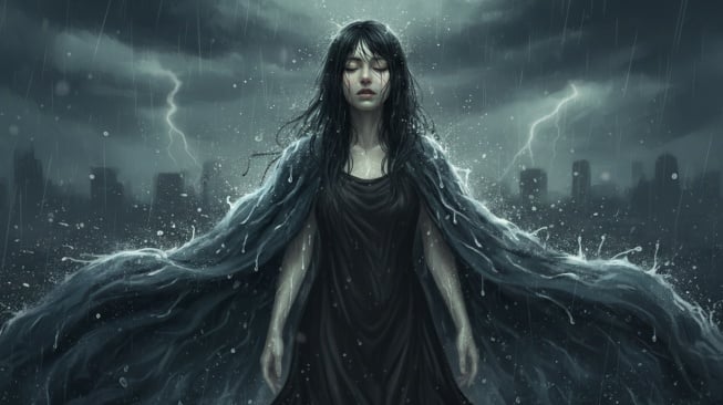 Perempuan Berselimut Air Hujan