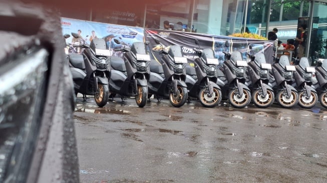 Menjajal keunggulan NMAX TURBO dan NMAX NEO dalam acara bertajuk MAXCLUSIVE The Premium Ride pada Sabtu, 17 Januari 2026 di Jakarta. (SUARA.COM/MANUEL JEGHESTA)