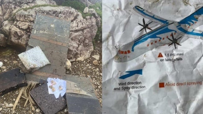 Serpihan Diduga Pesawat ATR 400 Ditemukan di Bulusaraung, Ini Identitas Kru dan Penumpangnya