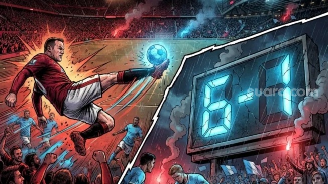 10 Momen Paling Ikonik di Derby Manchester: 6-1 di Old Trafford hingga Salto Rooney