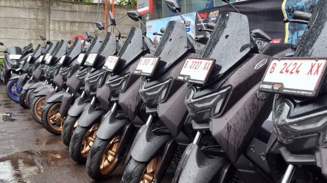 Menjajal keunggulan NMAX TURBO dan NMAX NEO dalam acara bertajuk MAXCLUSIVE The Premium Ride pada Sabtu, 17 Januari 2026 di Jakarta. (SUARA.COM/MANUEL JEGHESTA)