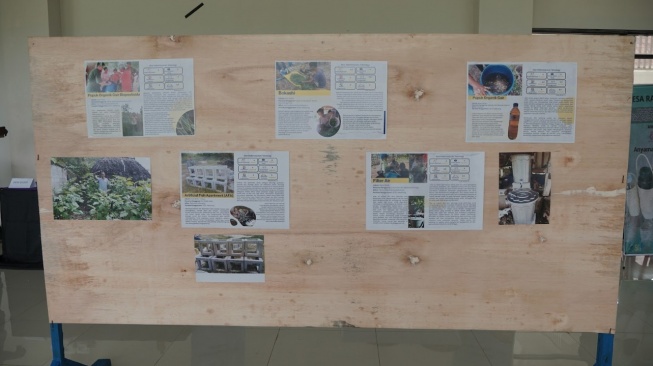 Etalase berisi beragam inovasi dari komunitas lokal di Kabupaten Sabu Raijua, Nusa Tenggara Timur.(Dokumentasi pribadi) 