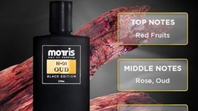 Morris Eau De Parfum N-01 Oud Black Edition. [Tokopedia]