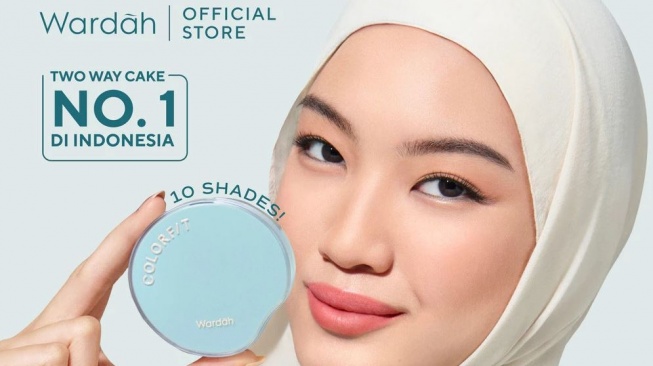 Powder foundation dari Wardah. (Shopee/Wardah Official Shop)