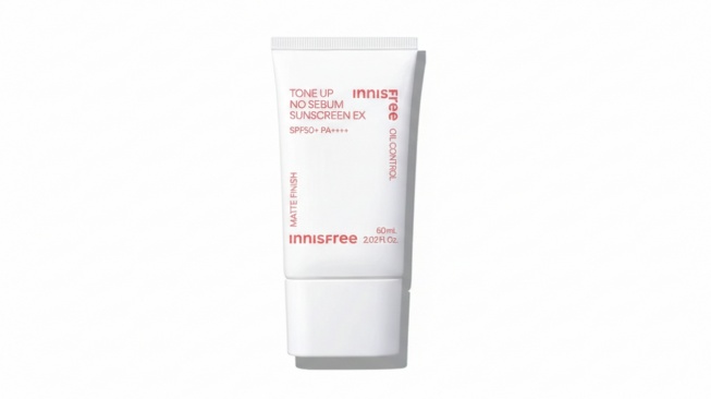 Innisfree Tone Up No Sebum Sunscreen EX SPF 50+ PA++++