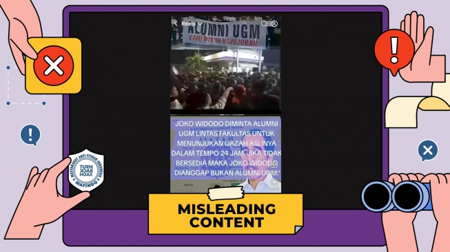 cek fakta demo mahasiswa mengenai ijazah Jokowi