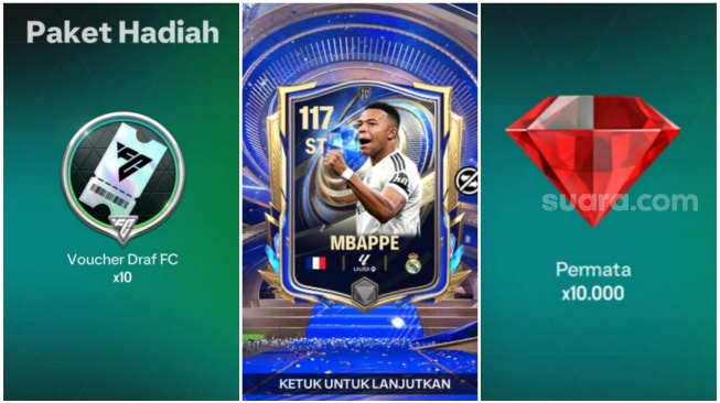 34 Kode Redeem FC Mobile Terbaru 20 Januari: Sikat TOTY 115-117 dan 20.000 Gems