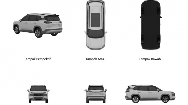 Desain produk baru yang diduga milik Wuling untuk pasar Indonesia. (Ist)
