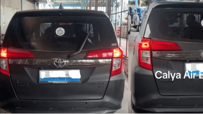 Cosplay Low Budget! Calya Ini Maksa Jadi Mobil Listrik Modal Stiker, Pas Dicek Aslinya Ternyata...