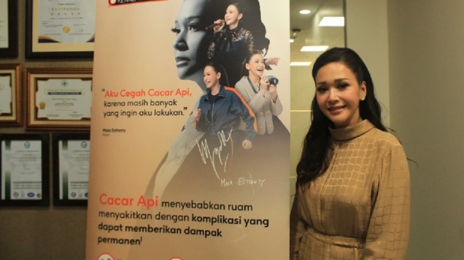 Maia Estianty Gaungkan Ageing Gracefully, Ajak Dewasa Aktif Waspada Bahaya Cacar Api