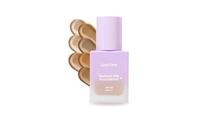 Luxcrime Radiant Silk Foundation SPF 50 PA +++ (Shopee)