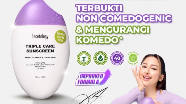 Sunscreen untuk Kulit Bruntusan. (Shopee)