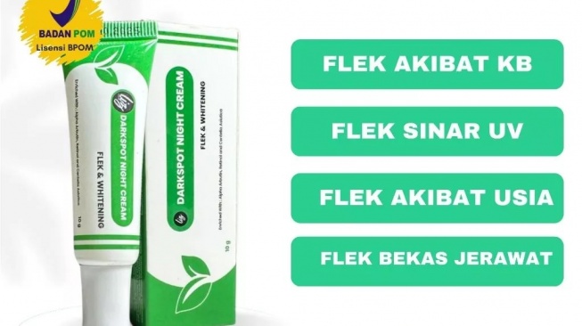 Elzet Skincare Salep Darkspot Night Cream (Shopee/Elzet Skincare)