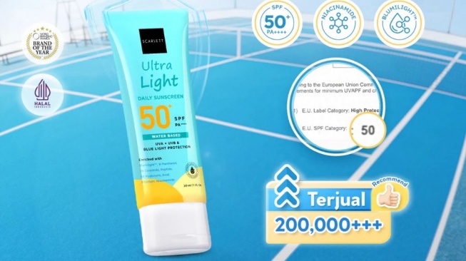 Sunscreen untuk Kulit Bruntusan. (Shopee)