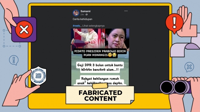 cek fakta gaji DPR bakal dipotong untuk korban banjir