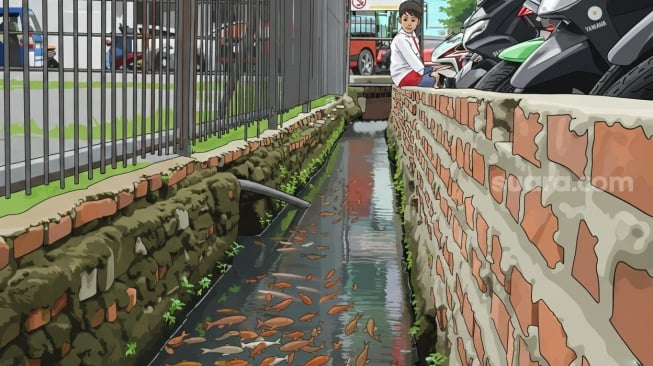 Oase di Lorong 103 Timur Koja: Tentang Ikan, Sampah, dan Rezeki yang Hanyut