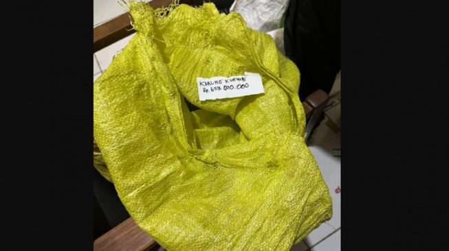 Penampakan Uang Rp2,6 Miliar dalam Karung dari OTT KPK Bupati Pati Sudewo. (Ist)