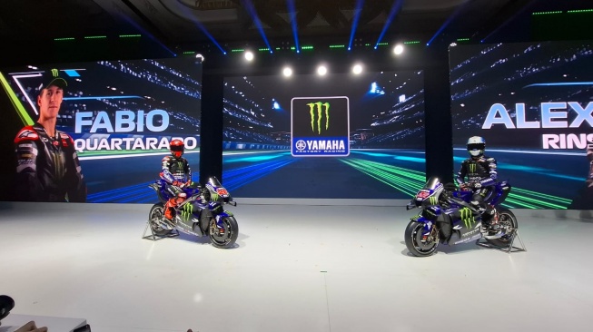 Yamaha Resmi Perkenalkan YZR M1 Berteknologi Mesin V4 di Jakarta untuk MotoGP 2026