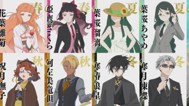 Anime Agents of the Four Seasons Rilis PV Khusus Ungkap 8 Seiyuu Utama