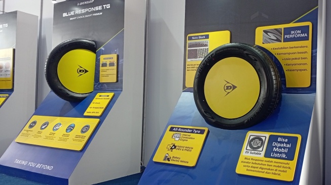 Dunlop luncurkan ban generasi terbaru yang kompatibel untuk kendaraan listrik. (Foto: Dunlop)