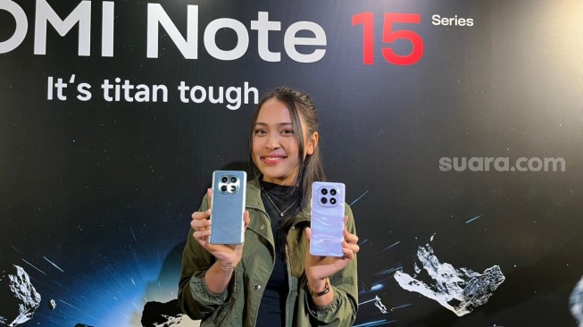 Peluncuran REDMI Note 15 5G di Jakarta, Kamis (22/1/2026). [Suara.com/Anya]