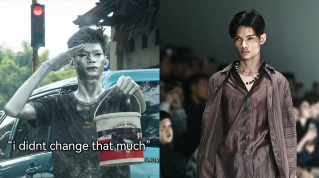 Viral! Cerita Mike Octavian dari Manusia Silver hingga Jadi Model Profesional