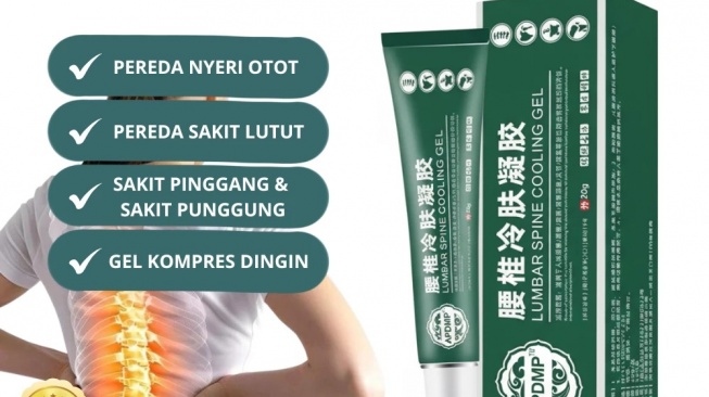 Lumbar Spine Cooling Gel (Shopee/PURE HERBAL CARE STORE)
