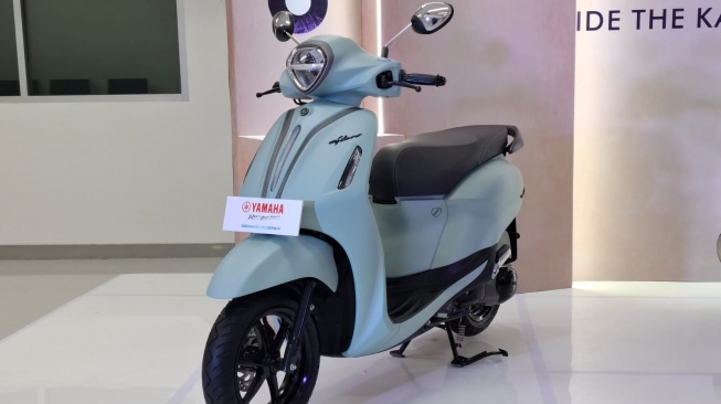 Yamaha Grand Filano Hybrid Hadirkan Update Warna Baru. (SUARA.COM/Manuel Jeghesta).