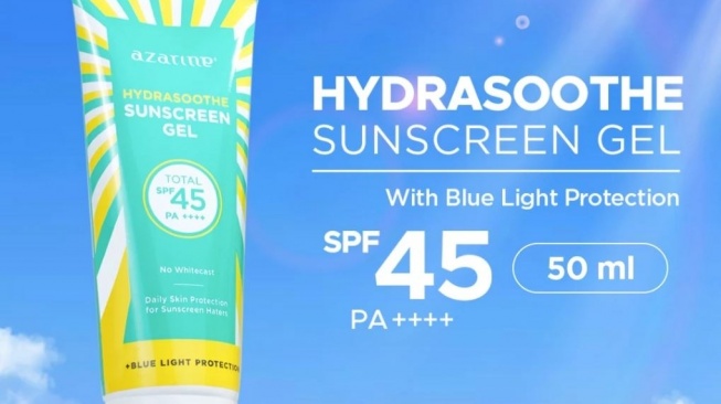 Sunscreen bagus yang tidak bikin wajah abu-abu. (Shopee)