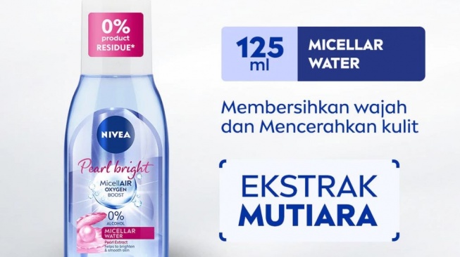 Micellar water yang tidak perlu dibilas. (Shopee)