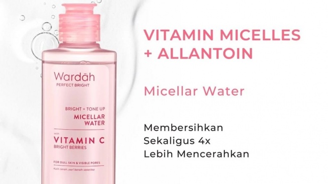 Micellar water yang tidak perlu dibilas. (Shopee)