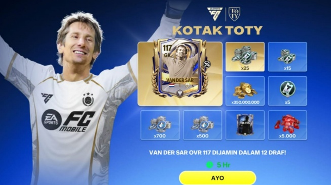 Kode TOTY. (ist)