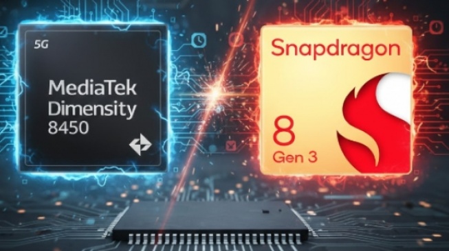 Adu Chipset Dimensity 8450 vs Snapdragon 8 Gen 3: 'Jantungnya' HP Flagship, Mana Paling Gacor?