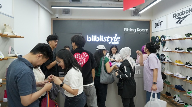 Blibli resmi menghadirkan BlibliStyle Outlet Berlokasi di lantai 3 Gedung Ranch Market Pesanggrahan, Jakarta Barat. [Handout]