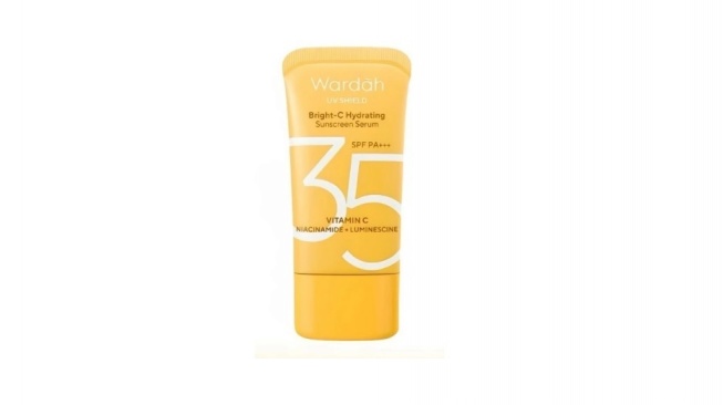 Wardah Sunscreen UV Shield Bright C-Hydrating Serum SPF 35 PA++++ (Shopee)